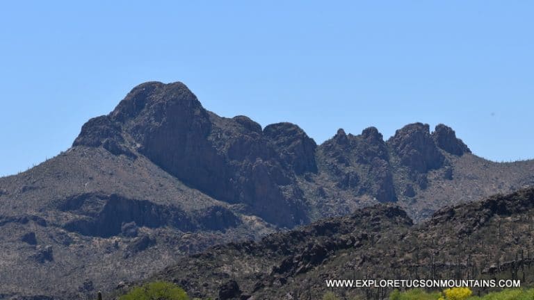 SAFFORD PEAK TUCSON MOUNTAINS HIKING TRAILS