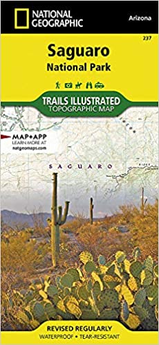 SAGUARO NAT PARK MAP